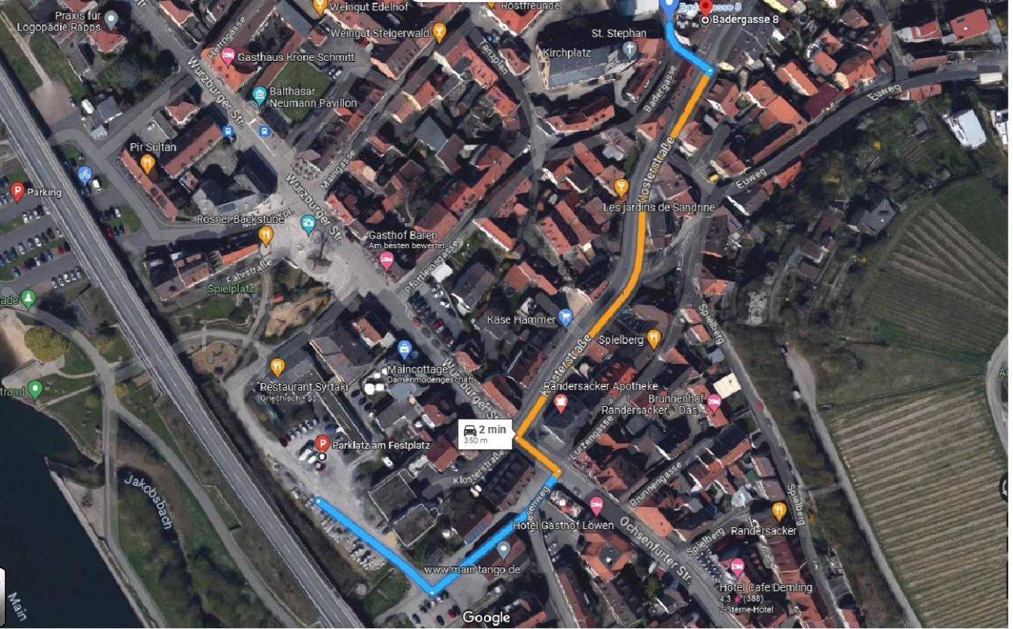 Zwei Ferienwohnungen In Randersacker Luaran gambar